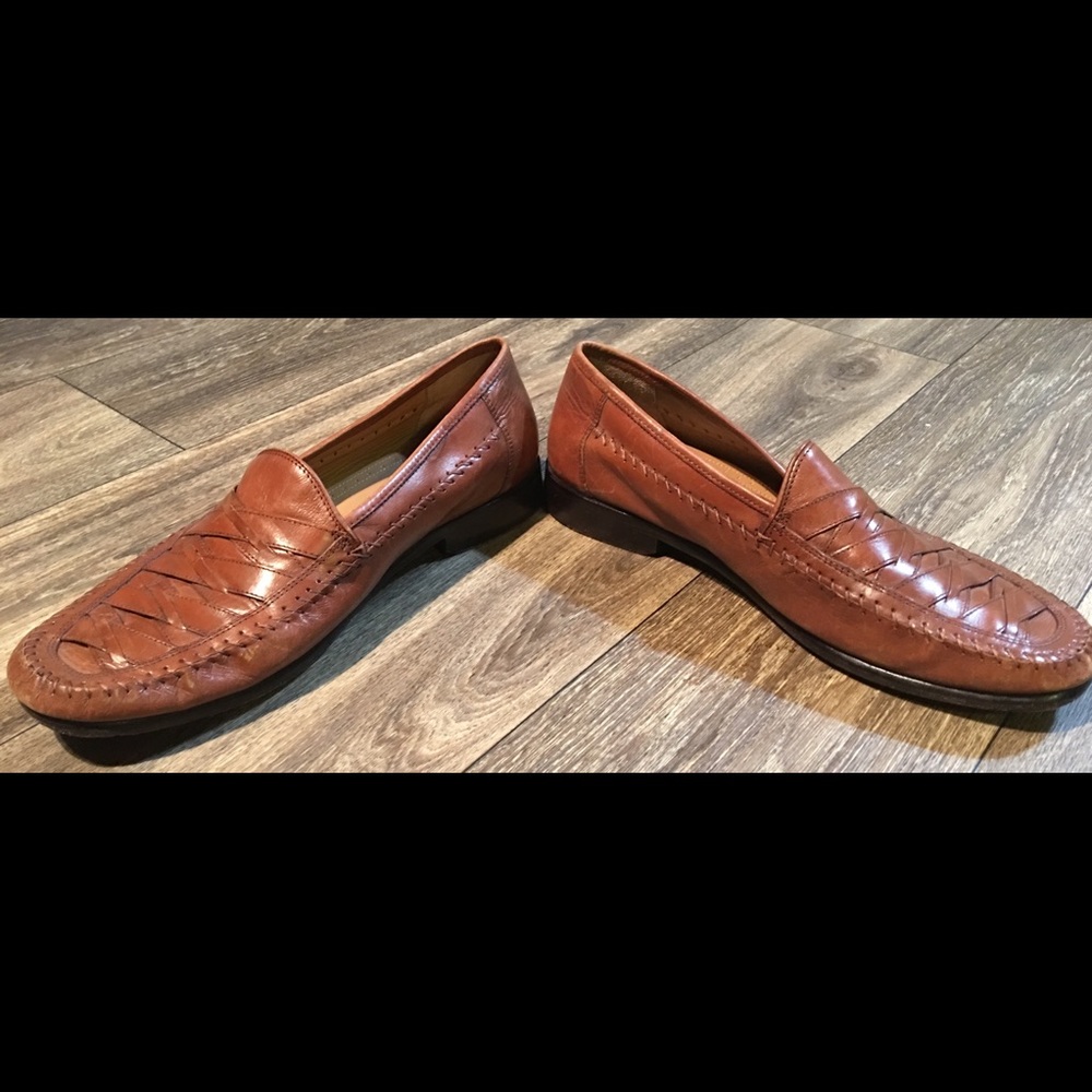 Men’s Brass Boot Walking Glove Dress Shoes Size 12